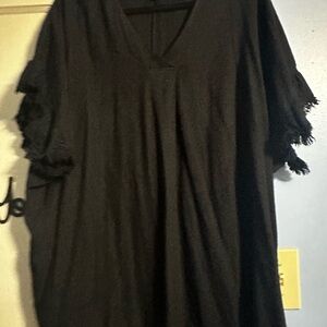 Umgee Black Midi Dress